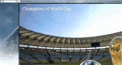 Desktop Screenshot of championsofworldcupfutbol2010.blogspot.com