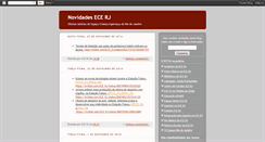 Desktop Screenshot of novidadesecerj.blogspot.com