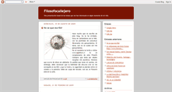 Desktop Screenshot of filosofocallejero.blogspot.com