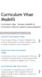 Mobile Screenshot of curriculum-vitae-modelli.blogspot.com