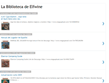 Tablet Screenshot of labibliotecadeelfwine.blogspot.com