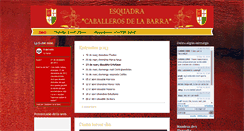 Desktop Screenshot of caballerosdelabarra.blogspot.com