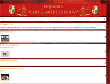 Tablet Screenshot of caballerosdelabarra.blogspot.com