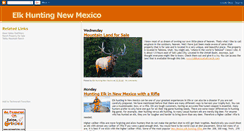 Desktop Screenshot of elkhuntingnewmexicousa.blogspot.com