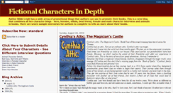 Desktop Screenshot of fictionalcharactersindepth.blogspot.com