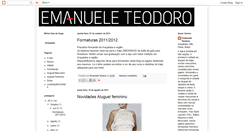 Desktop Screenshot of emanueleteodoro.blogspot.com