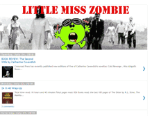 Tablet Screenshot of littlemisszombie.blogspot.com