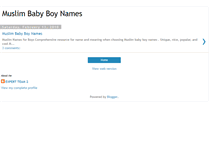 Tablet Screenshot of muslimbabyboyname-s.blogspot.com