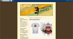 Desktop Screenshot of 3creativeprints.blogspot.com
