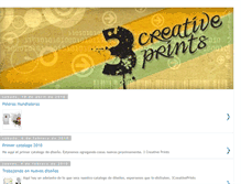 Tablet Screenshot of 3creativeprints.blogspot.com