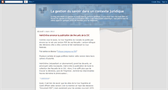 Desktop Screenshot of gestiondusavoir.blogspot.com