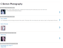 Tablet Screenshot of cbentonphotography.blogspot.com