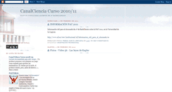 Desktop Screenshot of canalciencia.blogspot.com