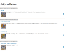 Tablet Screenshot of dailywallspace.blogspot.com