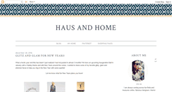 Desktop Screenshot of hausandhome.blogspot.com