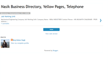 Tablet Screenshot of nasikbusinessdirectory.blogspot.com