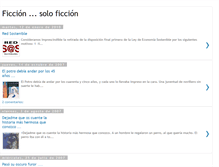 Tablet Screenshot of ficcionsoloficcion.blogspot.com