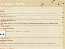 Tablet Screenshot of jejakwarisanjawi.blogspot.com