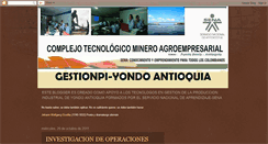 Desktop Screenshot of gestionpiyondoantioquia.blogspot.com