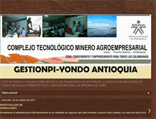 Tablet Screenshot of gestionpiyondoantioquia.blogspot.com