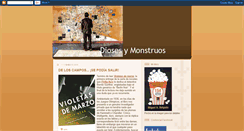 Desktop Screenshot of dioses-y-monstruos.blogspot.com