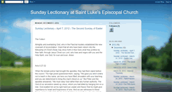 Desktop Screenshot of lectionaryestlukes.blogspot.com