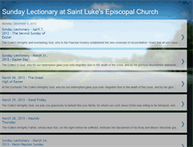 Tablet Screenshot of lectionaryestlukes.blogspot.com