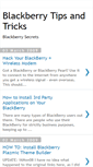 Mobile Screenshot of blackberrytipsntrick.blogspot.com