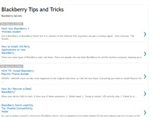 Tablet Screenshot of blackberrytipsntrick.blogspot.com