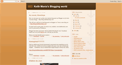 Desktop Screenshot of keith-mania.blogspot.com