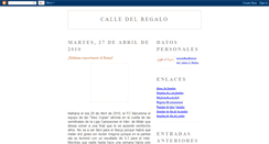 Desktop Screenshot of lacalledelregalo.blogspot.com