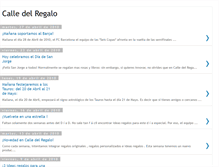 Tablet Screenshot of lacalledelregalo.blogspot.com