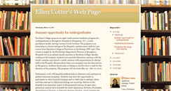 Desktop Screenshot of ellencotter.blogspot.com