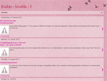 Tablet Screenshot of livablelovable.blogspot.com