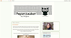 Desktop Screenshot of papierzauberbyangua.blogspot.com