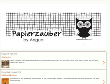Tablet Screenshot of papierzauberbyangua.blogspot.com