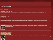 Tablet Screenshot of fridayfutsal.blogspot.com