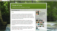 Desktop Screenshot of houseoflime.blogspot.com