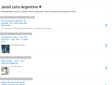 Tablet Screenshot of jaredletoargentina.blogspot.com