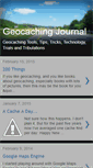 Mobile Screenshot of geocachingjournal.blogspot.com