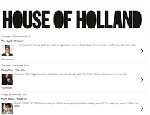 Tablet Screenshot of house-of-holland.blogspot.com