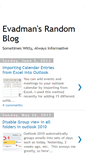 Mobile Screenshot of evadman.blogspot.com