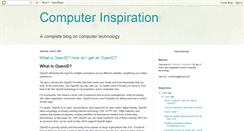 Desktop Screenshot of compinsp.blogspot.com