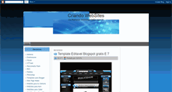 Desktop Screenshot of criando-websites.blogspot.com