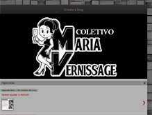 Tablet Screenshot of mariavernissage.blogspot.com