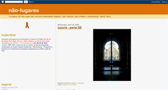 Desktop Screenshot of nao-lugares.blogspot.com