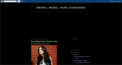 Desktop Screenshot of gnepal-models-kara-dioguardi.blogspot.com