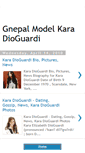 Mobile Screenshot of gnepal-models-kara-dioguardi.blogspot.com