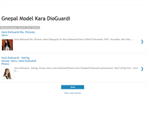 Tablet Screenshot of gnepal-models-kara-dioguardi.blogspot.com