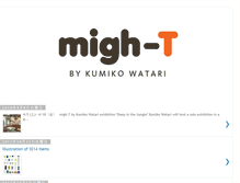 Tablet Screenshot of migh-tbykumikowatari.blogspot.com